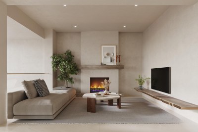 侘寂家居客厅3D模型下载